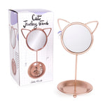 Jewellery Stand & Mirror | Bronze Cat