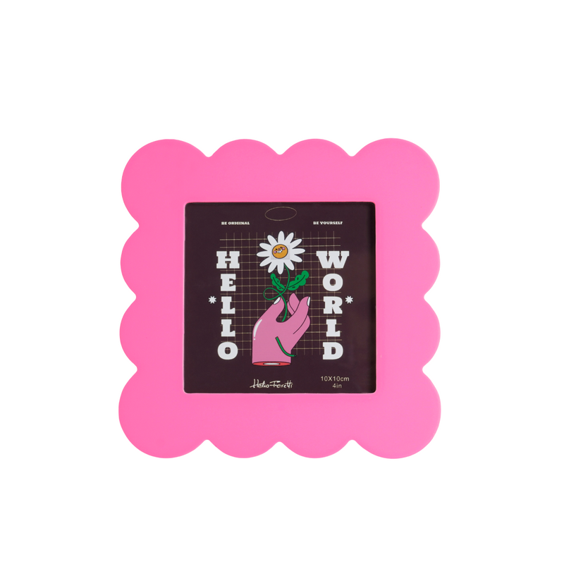 Petal Photo Frame | Pink | 15x15cm
