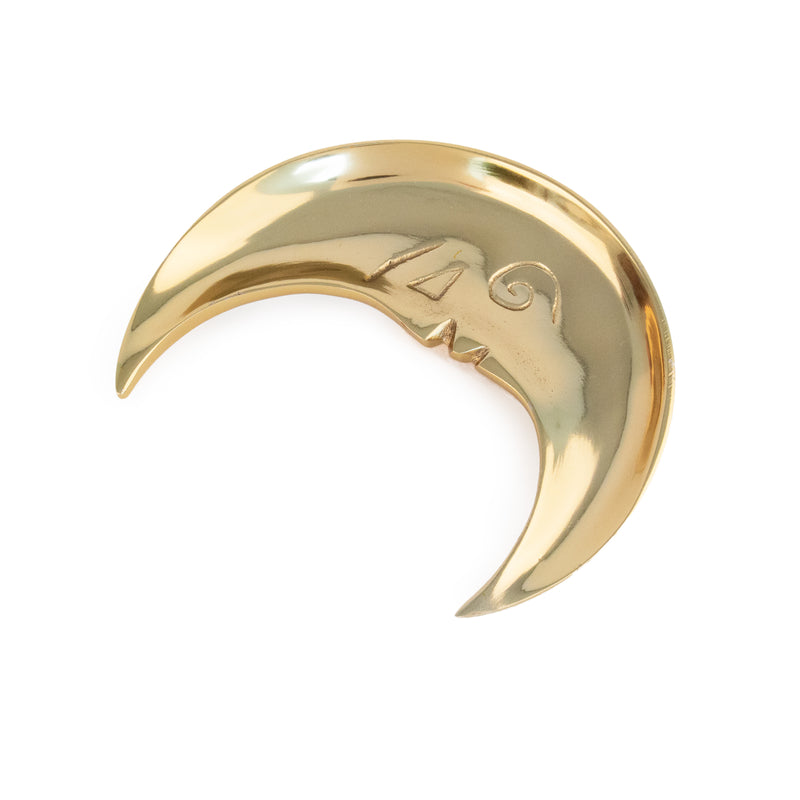 Metal Moon Jewellery Dish | Gold