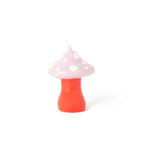Mushroom Candle | Pink & Red | Small