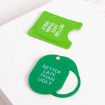 Pocket Mirror | Better Late Than Ugly | Green
