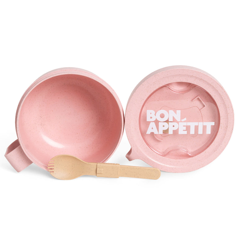 Round Bon Appetit Lunch Box | Pink