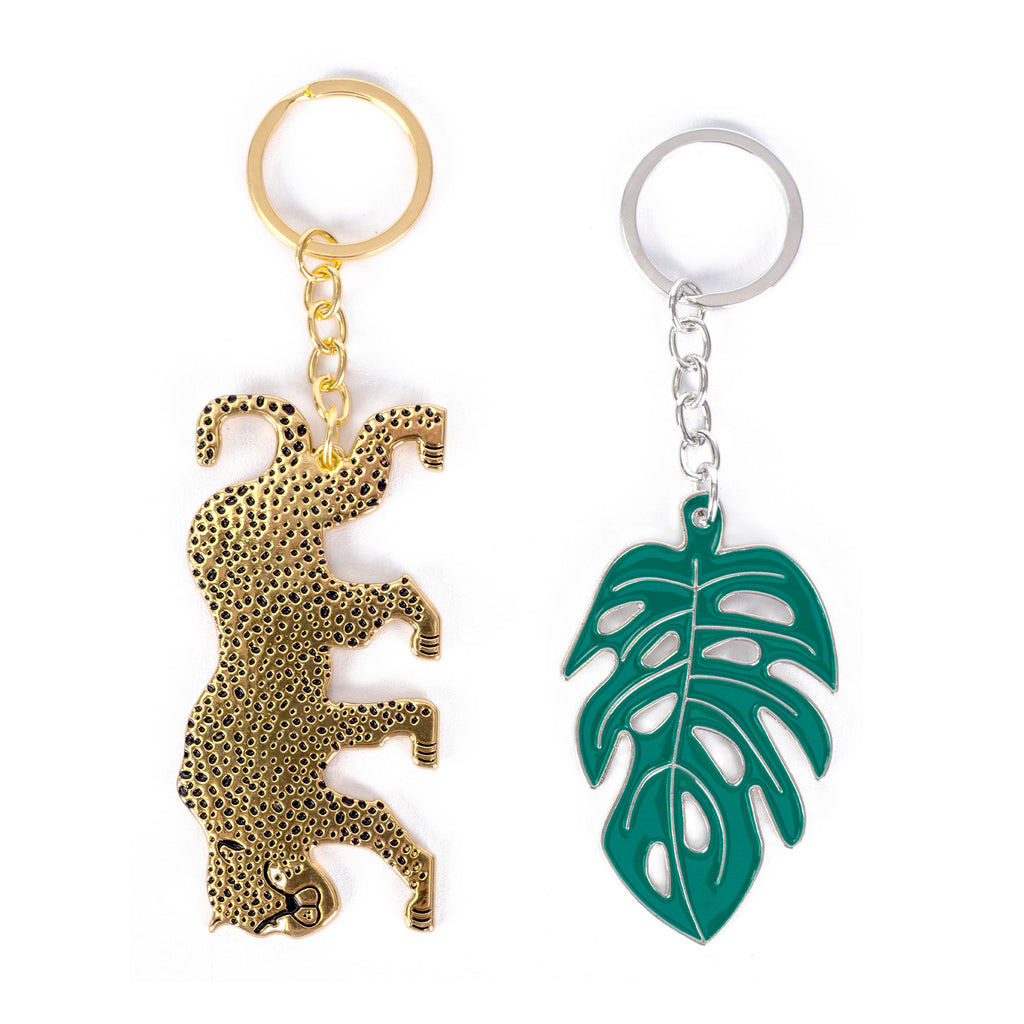 Buy Helio Ferretti Set of 2 Keyrings | Jungle | About Living