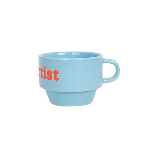'The Artist' Stackable Mug | Blue | 230ml