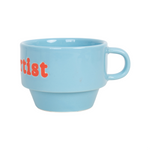 'The Artist' Stackable Mug | Blue | 230ml