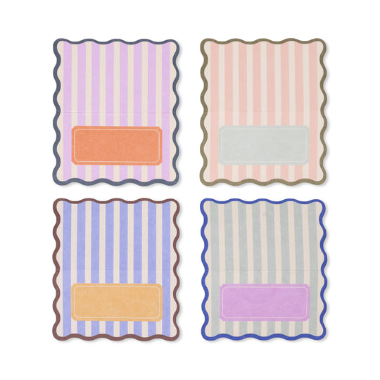 Place Cards | Stripes | Set of 24