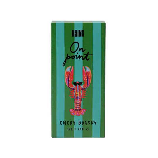 Hijinx 'On Point' Lobster Emery Boards | Set of 6
