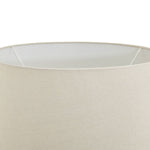 Amalfi Ceramic Table Lamp with Linen Shade | Grey