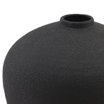 Astral Ceramic Vase | Matt Black | 38cm