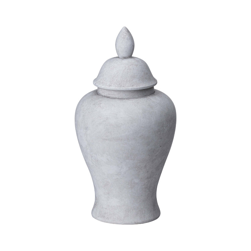 Darcy Stoneware Ginger Jar | Grey | 28cm