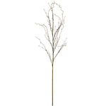 Faux Pussy Willow Spray | White | 112cm