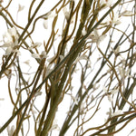 Faux Pussy Willow Spray | White | 112cm