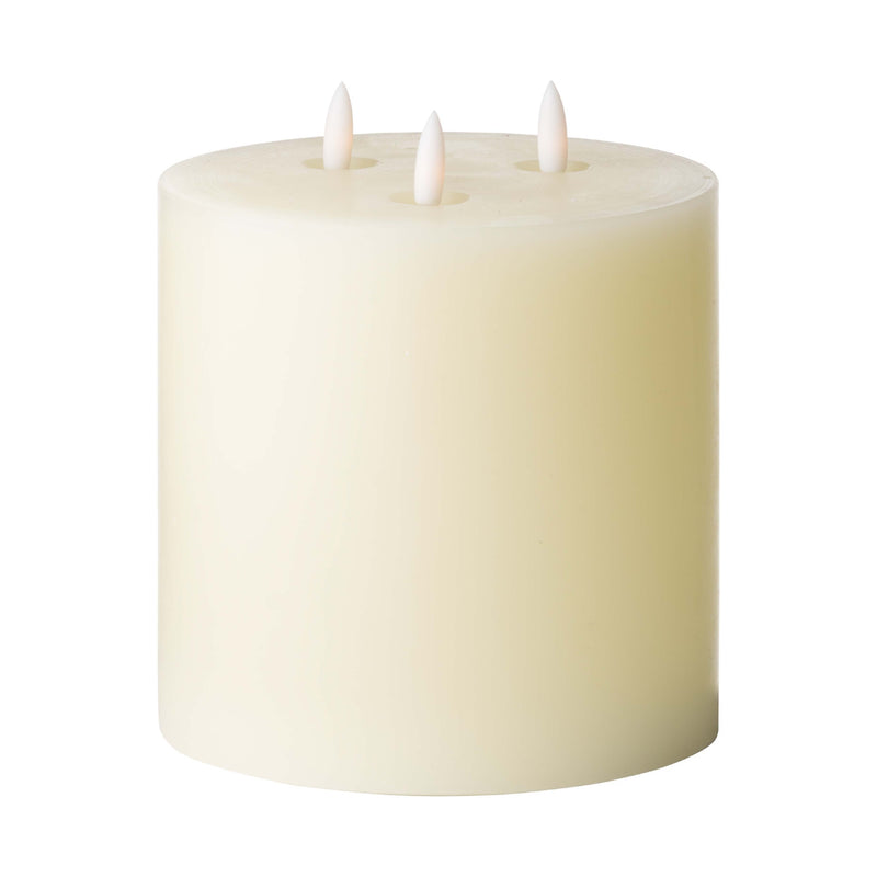 Luxe Collection Natural Glow LED Candle | Cream | 15cm