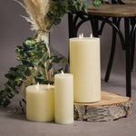 Luxe Collection Natural Glow LED Candle | Cream | 15cm