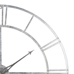 Skeleton Wall Clock | Silver | 102cm