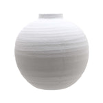 Tiber Ceramic Vase | Matt White | 36cm