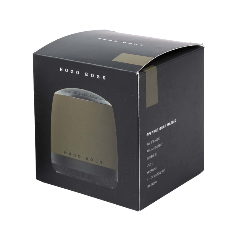 Hugo Boss Gear Matrix Wireless Speaker - Khaki | About Living