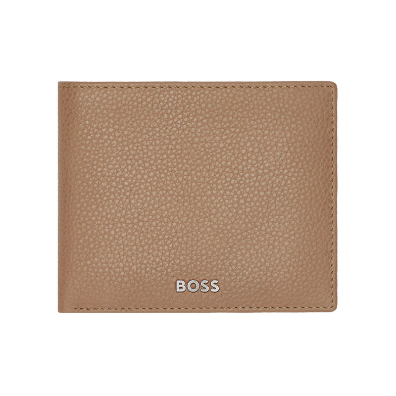 Men's Classic Grained Leather Wallet | Camel