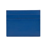 Men's Leather Matrix Card Holder | Blue