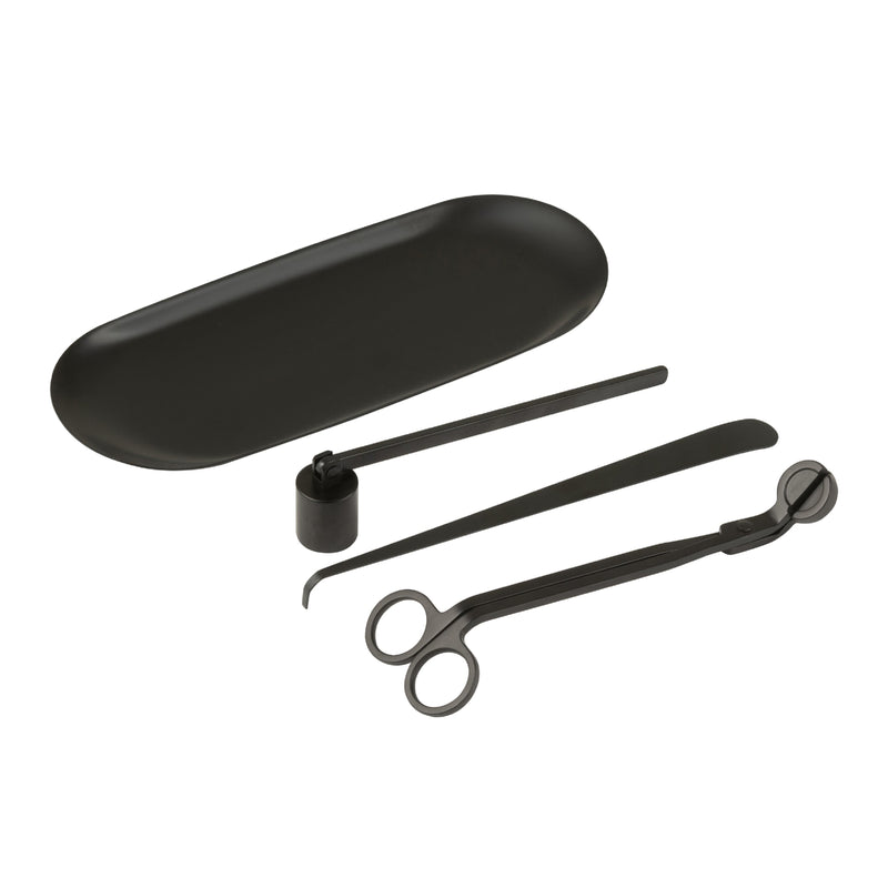 Iron Candle Snuffer Kit | Black