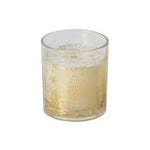 'Merry Christmas' Glass Jar Candle | Gold | 12cm