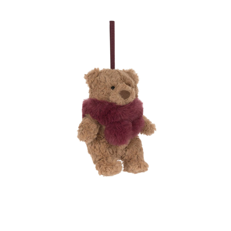 Bartholomew Bear Winter Warmer Hanging Decoration