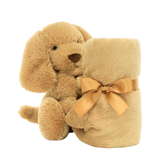 Bashful Toffee Puppy Soother | Baby Jellycat