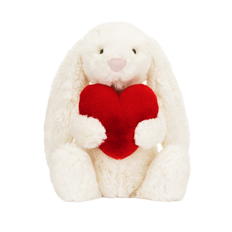 Bashful Red Love Heart Bunny Soft Toy | Original