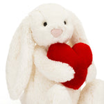 Bashful Red Love Heart Bunny Soft Toy | Original