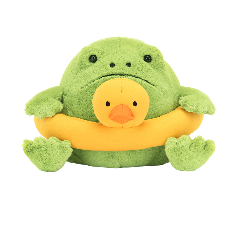 Ricky Rain Frog Rubber Ring Soft Toy