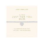 A Little 'Just For You Mum' Mother's Day Bracelet | Silver Plated