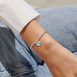 A Little 'Just For You Mum' Mother's Day Bracelet | Silver Plated