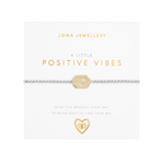 A Little 'Positive Vibes' Bracelet | Silver & Gold Plated