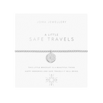 A Little 'Safe Travels' Bracelet | Silver Plated