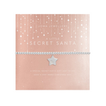 A Little 'Secret Santa' Christmas Bracelet | Silver Plated