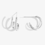 Afterglow Huggie Earrings | Silver Plated
