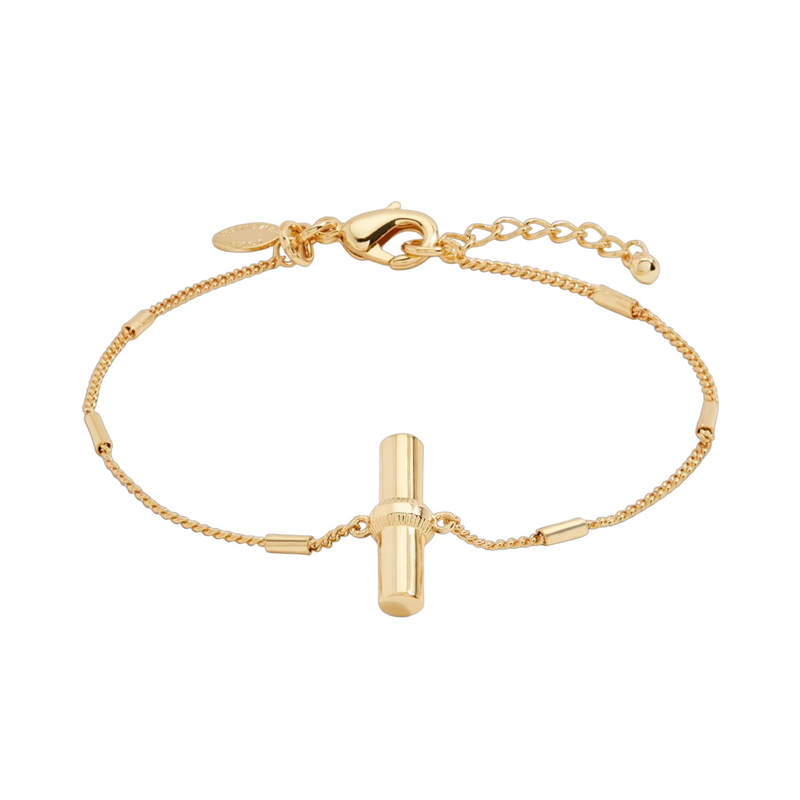 Aura Bar Bracelet | Gold Plated