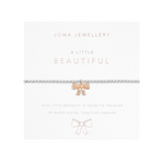 Children's A Little 'Beautiful Sister' Bracelet | Silver & Rose Gold Plated
