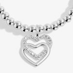Christmas Cracker Boxed 'Merry Christmas Fabulous Friend' Bracelet | Silver Plated