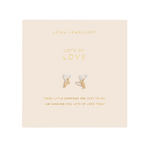 Forever Yours 'Lots of Love' Earrings | Silver & Gold Plated