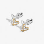 Forever Yours 'Lots of Love' Earrings | Silver & Gold Plated