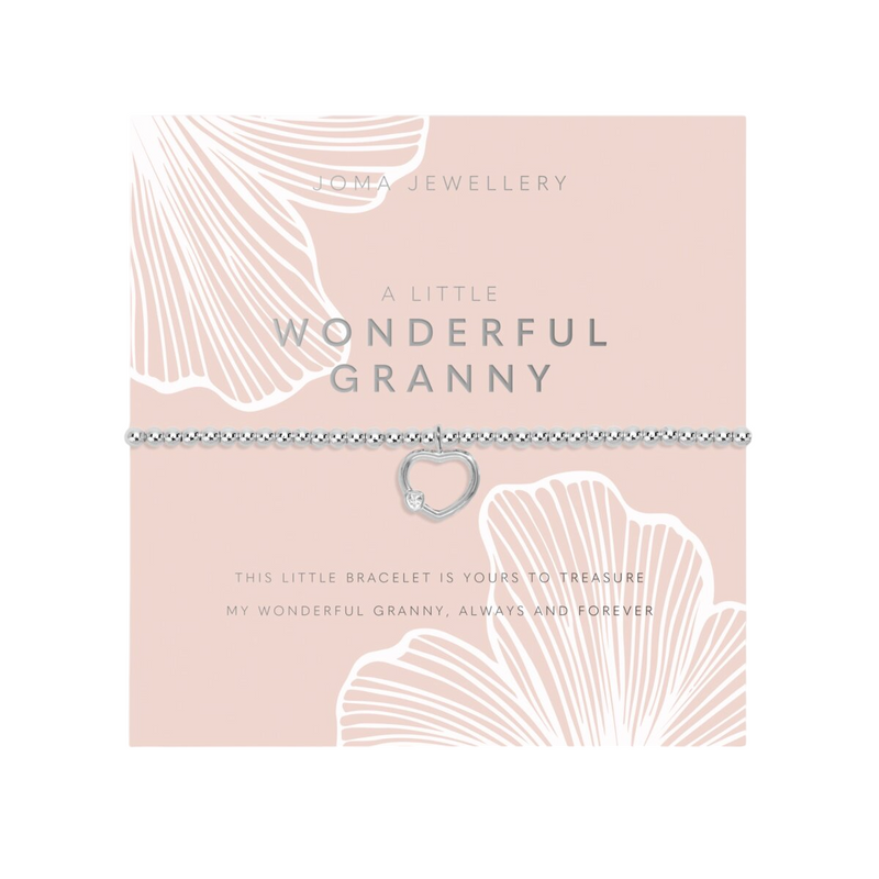 Grandmother A Little 'Wonderful Granny' Bracelet | Silver Plated