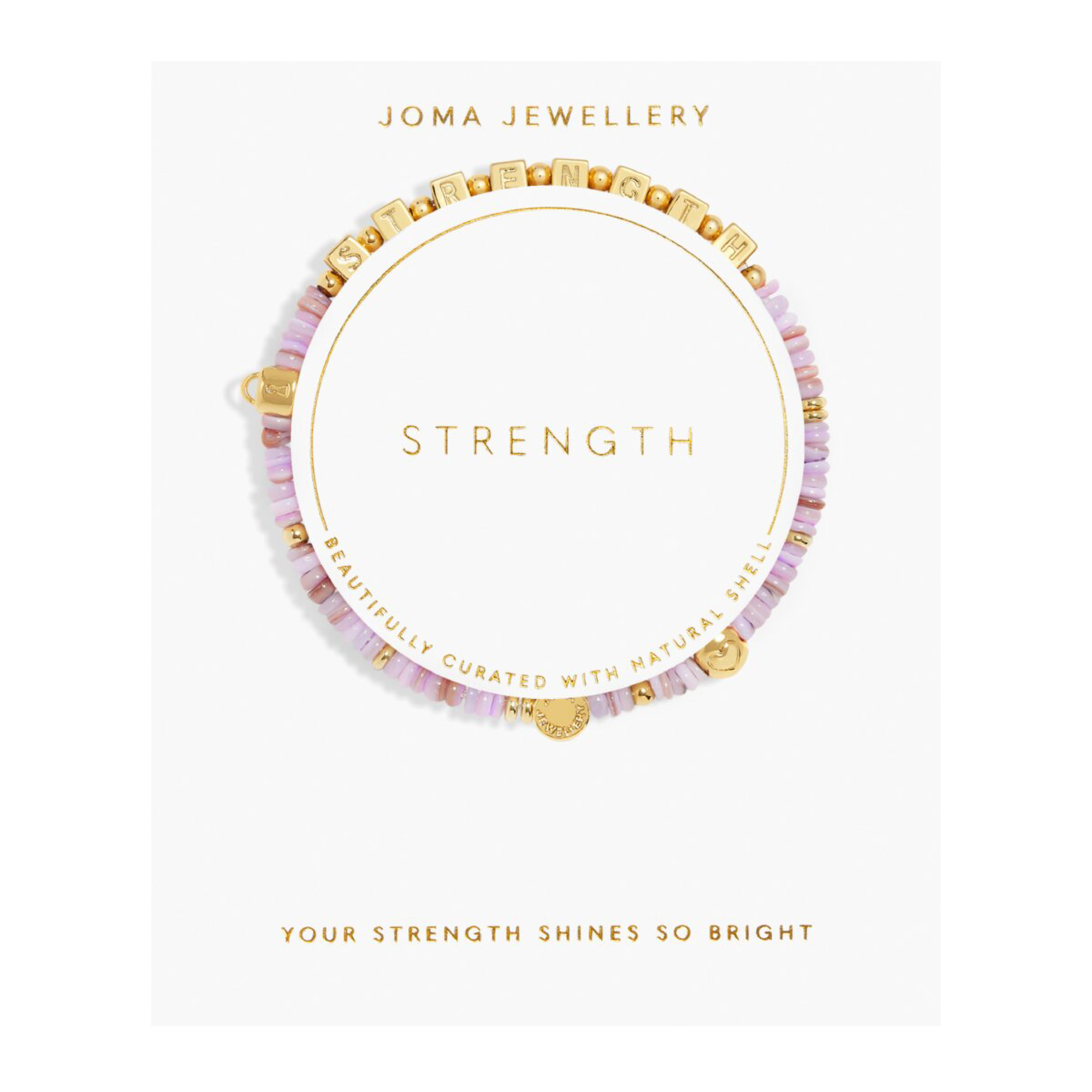 Joma Happy Little Moments Strength Bracelet Gold Plated About Living