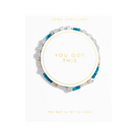 Happy Little Moments 'You Got This' Bracelet | Silver Plated