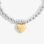 Heart Bracelet Bar | Silver & Gold Plated
