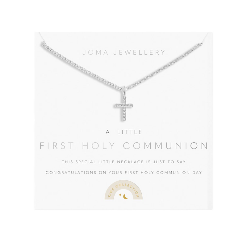 Kids' A Little 'First Holy Communion' Necklace | Silver Plated