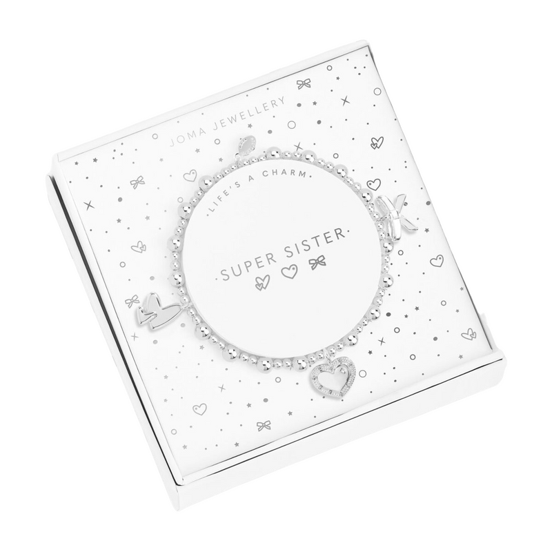 Life's a Charm 'Super Sister' Bracelet | Silver Plated