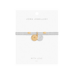 Lila Circle Bracelet | Silver/Rose Gold Plated