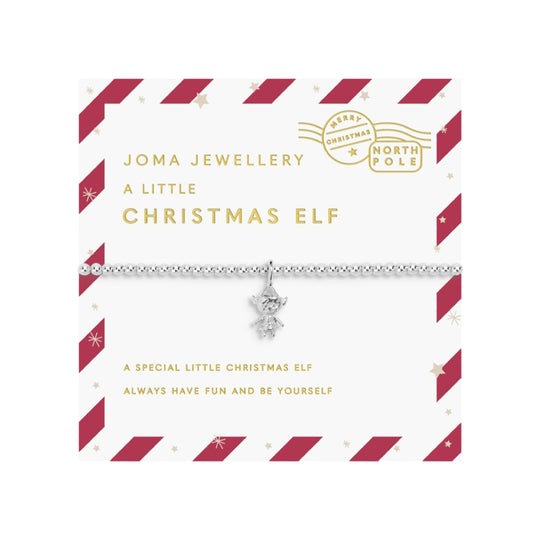 Kids’ Love From Santa 'Christmas Elf' Bracelet | Silver Plated