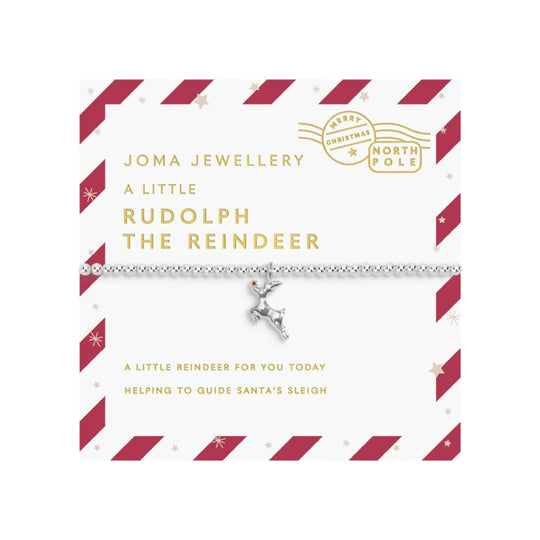 Kids’ Love From Santa 'Rudolph The Reindeer' Bracelet | Silver Plated